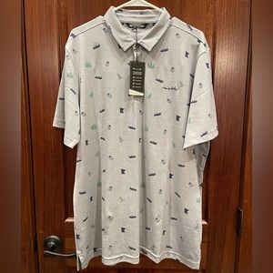 NWT Travis Mathew’s Foshay Polo